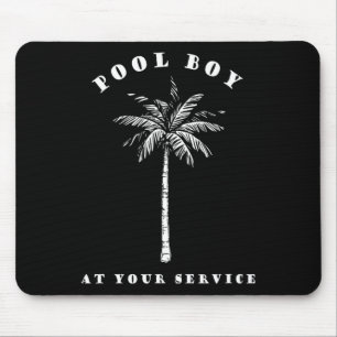 Pool Junge auf Ihrem Service Coconut Tree Fun Hall Mousepad