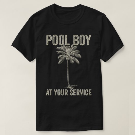 Pool Jungs auf Ihrem Service T-Shirt (Design vorne)