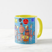Pool-Leute Tasse (VorderseiteRechts)