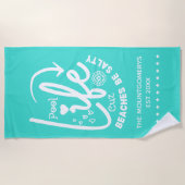 Pool Life ist besser Strandtuch (Vorderseite)