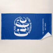 Pool Life ist besser Strandtuch (Vorderseite)