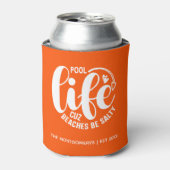 Pool Life Orange Dosenkühler (Kanne Vorderseite)