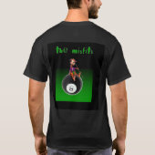 Pool-Liga-Team-Shirts - das Nichtpassen T-Shirt (Rückseite)