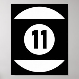 Pool Ll 11 Matching Billiards Geschenk leicht Hall Poster