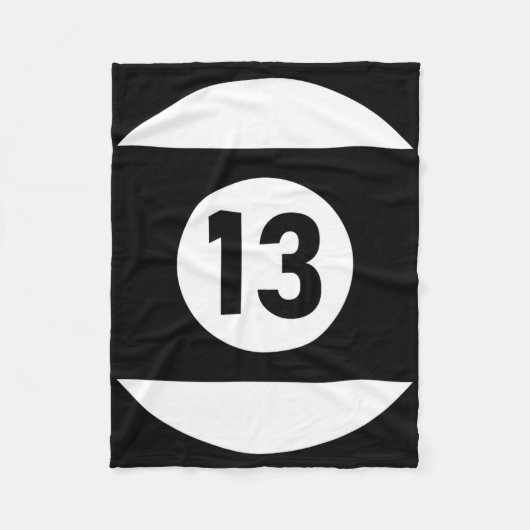 Pool Ll 13 Matching Billiards Geschenk leicht Hall Fleecedecke (Vorderseite)