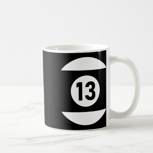 Pool Ll 13 Matching Billiards Geschenk leicht Hall Kaffeetasse (Rechts)