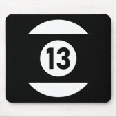 Pool Ll 13 Matching Billiards Geschenk leicht Hall Mousepad (Vorne)