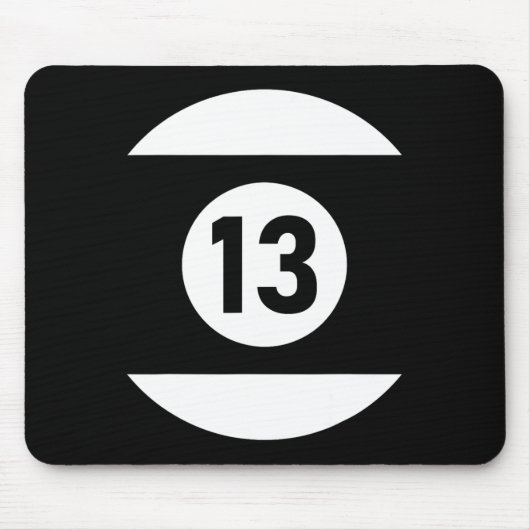 Pool Ll 13 Matching Billiards Geschenk leicht Hall Mousepad (Vorne)