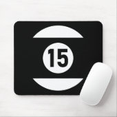 Pool Ll 15 Matching Billiards Geschenk leicht Hall Mousepad (Mit Mouse)