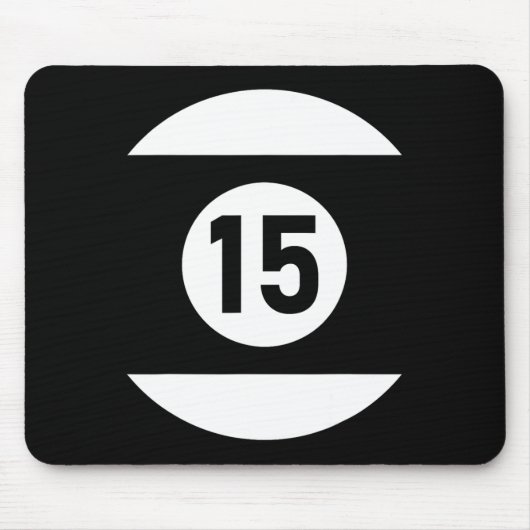 Pool Ll 15 Matching Billiards Geschenk leicht Hall Mousepad (Vorne)