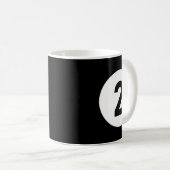 Pool Ll 2 Match Billiards Geschenk leicht Hallowee Kaffeetasse (VorderseiteRechts)
