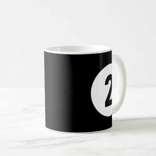 Pool Ll 2 Match Billiards Geschenk leicht Hallowee Kaffeetasse (VorderseiteRechts)