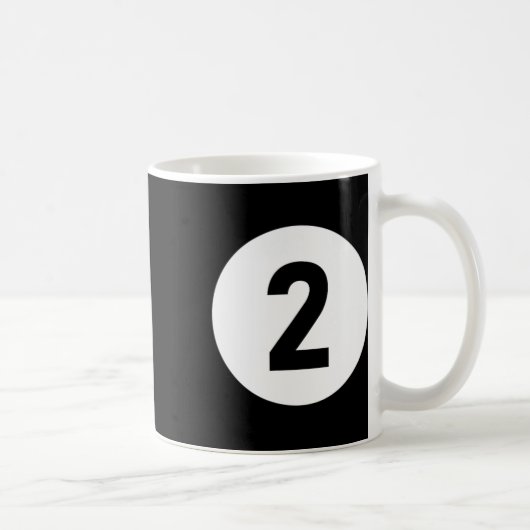 Pool Ll 2 Match Billiards Geschenk leicht Hallowee Kaffeetasse (Rechts)