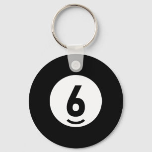 Pool Ll 6 Matching Billiards Geschenk leicht Hallo Schlüsselanhänger