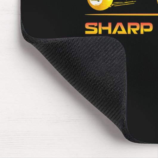 Pool Ll Sharp Shooter Billiards Gelb Mousepad (Ecke)