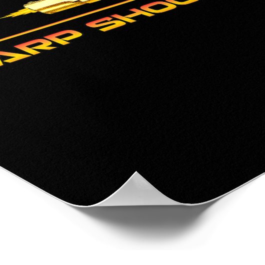 Pool Ll Sharp Shooter Billiards Gelb Poster (Ecke)