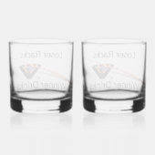 Pool Loser Racks Gewinner Drinks Whiskyglas (Rückseite)
