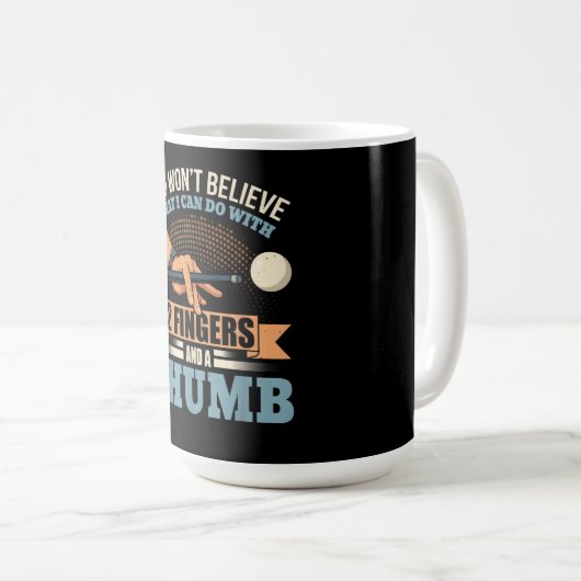 Pool Lustige Billard Kaffeetasse (VorderseiteRechts)