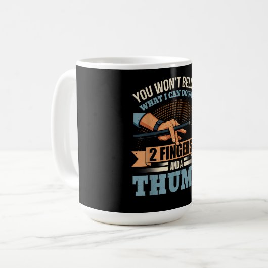 Pool Lustige Billard Kaffeetasse (Vorderseite Links)