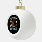 Pool Lustige Billard Keramik Kugel-Ornament (Rechts)