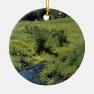 Pool Medfield by Dennis Miller Bunker, Vintage Kun Keramik Ornament