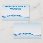 Pool oder Wellness-Center Visitenkarte (Vorne/Hinten)