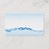 Pool oder Wellness-Center Visitenkarte (Rückseite)