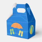 Pool Party Afrikanischer Geburtstagskind Geschenkschachtel (Rückseite)