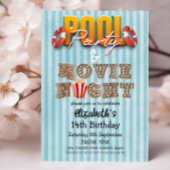 Pool Party and Movie Night  Einladung