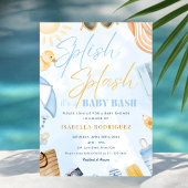 Pool Party Baby Shower Splish Splash Baby Bash Einladung