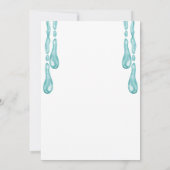 Pool Party Babydusche Einladung (Rückseite)