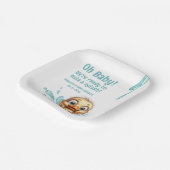 Pool Party Babydusche Pappteller (Gewinkelt)