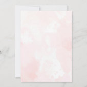 Pool Party Babydusche Rosa Splish Splash Bash Einladung (Rückseite)