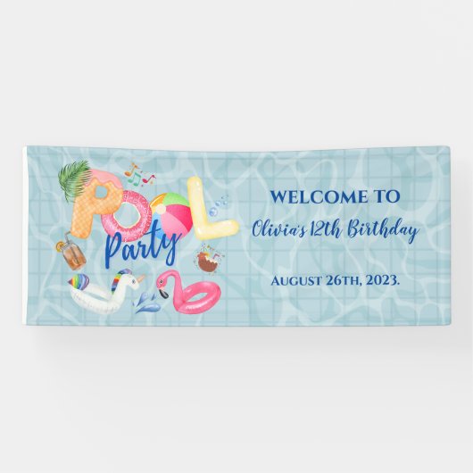 Pool-Party Banner (Horizontal)