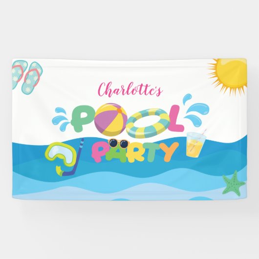 Pool-Party Banner (Horizontal)
