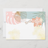 Pool Party Bash Geburtstagsparty Foto Einladung (Rückseite)