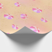 Pool Party Beach Ball Packpapier (Ecke)