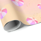 Pool Party Beach Ball Packpapier (Rolleneckpunkt)