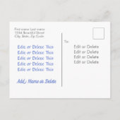 Pool Party Beach Party Sommer Party Wasserreifen Einladungspostkarte (Rückseite)