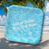 Pool Party Beach Partys Summer Party Blue Water Pappteller