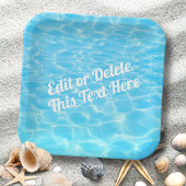 Pool Party Beach Partys Summer Party Blue Water Pappteller