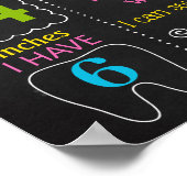 Pool Party Beach Summer First Geburtstag Zeichen Poster (Ecke)