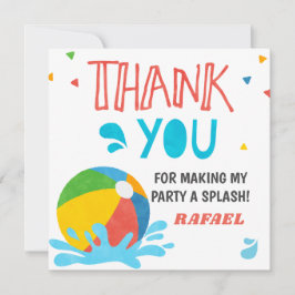 Pool Party Birthday Boy Girl Einladung