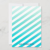 Pool Party Birthday Party Invitation Einladung (Rückseite)