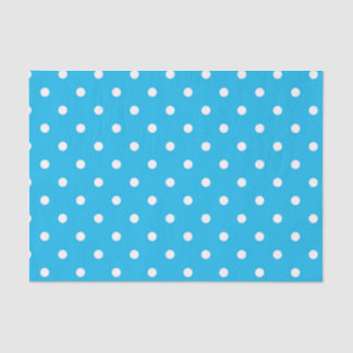 Pool Party Blue Polka Dot Seidenpapier