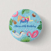 Pool-Party Button (Vorderseite)