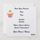 Pool Party Cupcake ! - SRF Einladung (Rückseite)