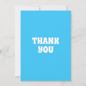 Pool-Party Dankeskarte (Rückseite)