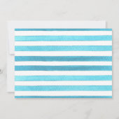 Pool-Party Drehte Flop Einladung (Rückseite)