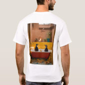 " 🐧 Pool Party: Ein Abenteuer der Splashy-Badewan T-Shirt (Rückseite)